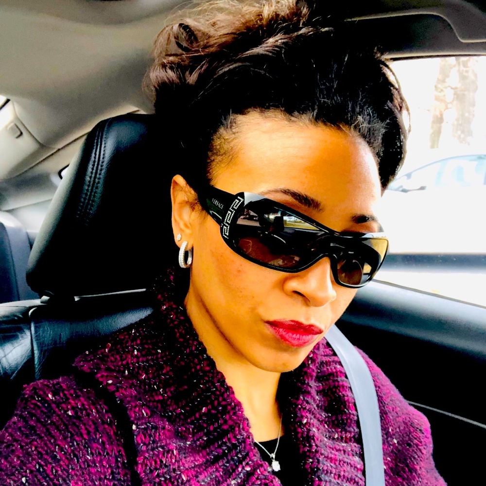 Versace black sunglasses